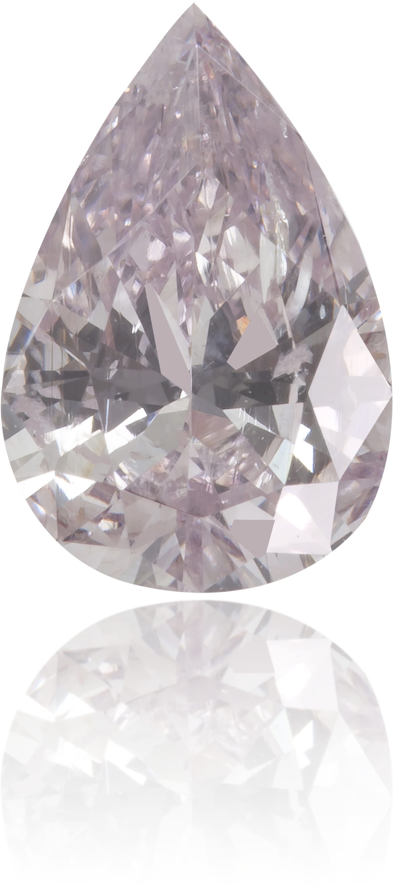 Natural Purple Diamond Pear Shape 0.74 ct Polished