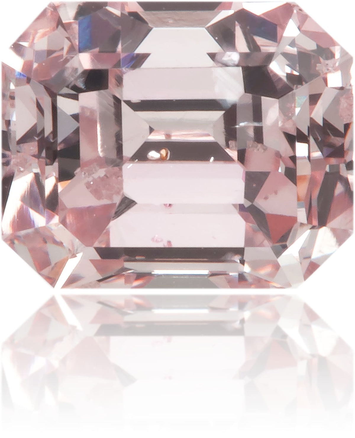 Natural Pink Diamond Rectangle 0.90 ct Polished