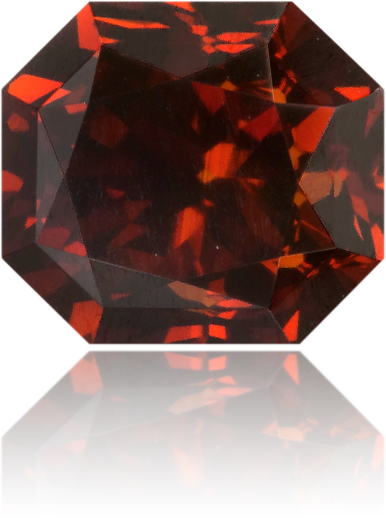 Natural Brown Diamond Rectangle 1.01 ct Polished