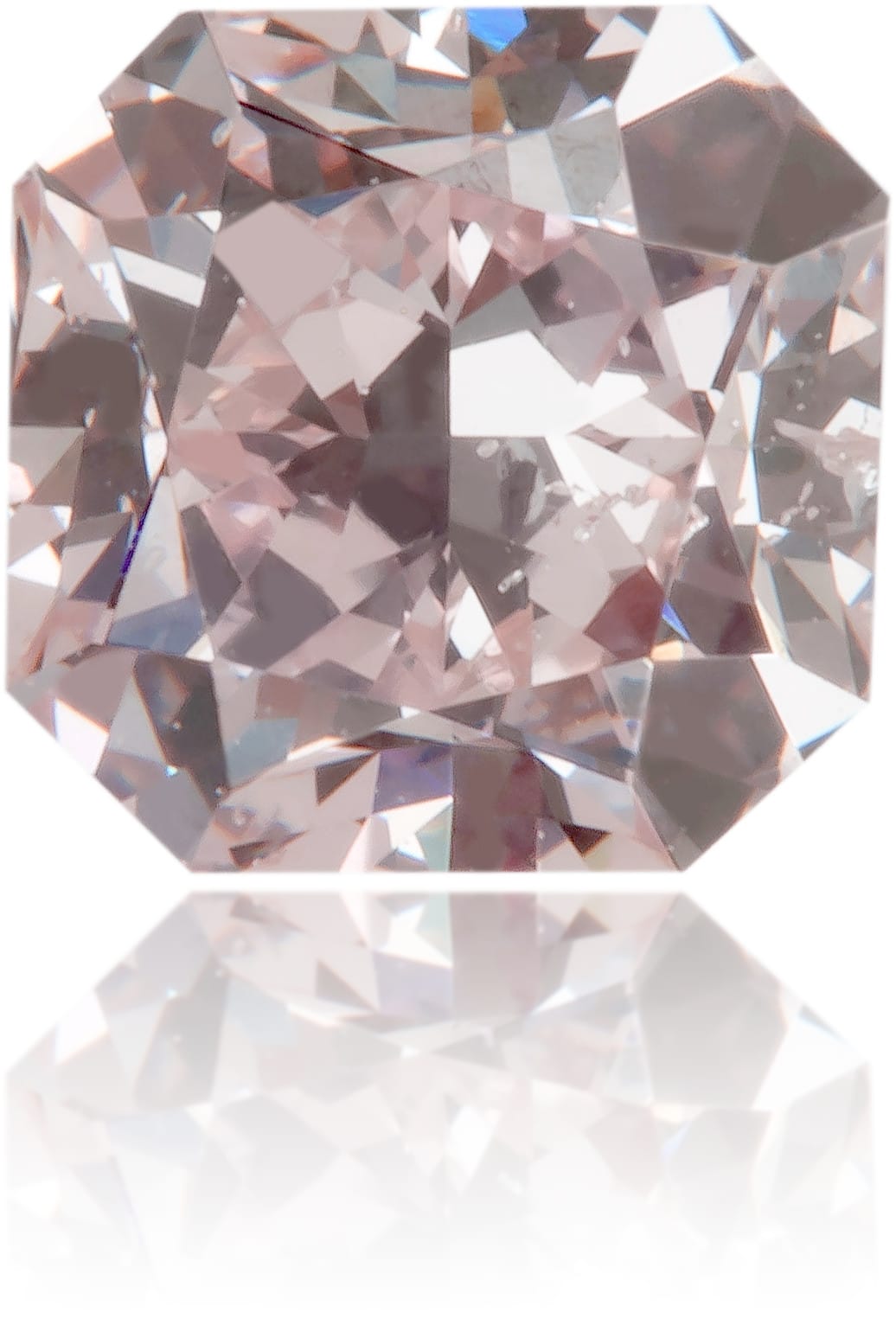 Natural Pink Diamond Square 0.64 ct Polished