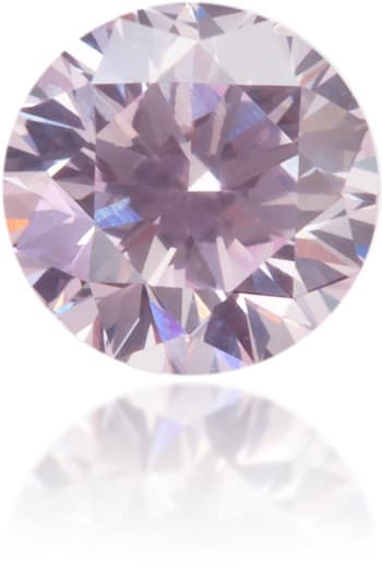 Natural Purple Diamond Round 0.22 ct Polished