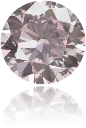Natural Pink Diamond Round 0.33 ct Polished