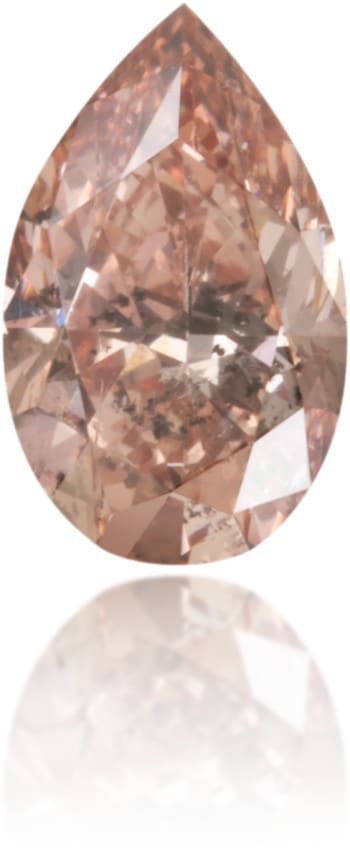 Natural Pink Diamond Pear Shape 0.31 ct Polished