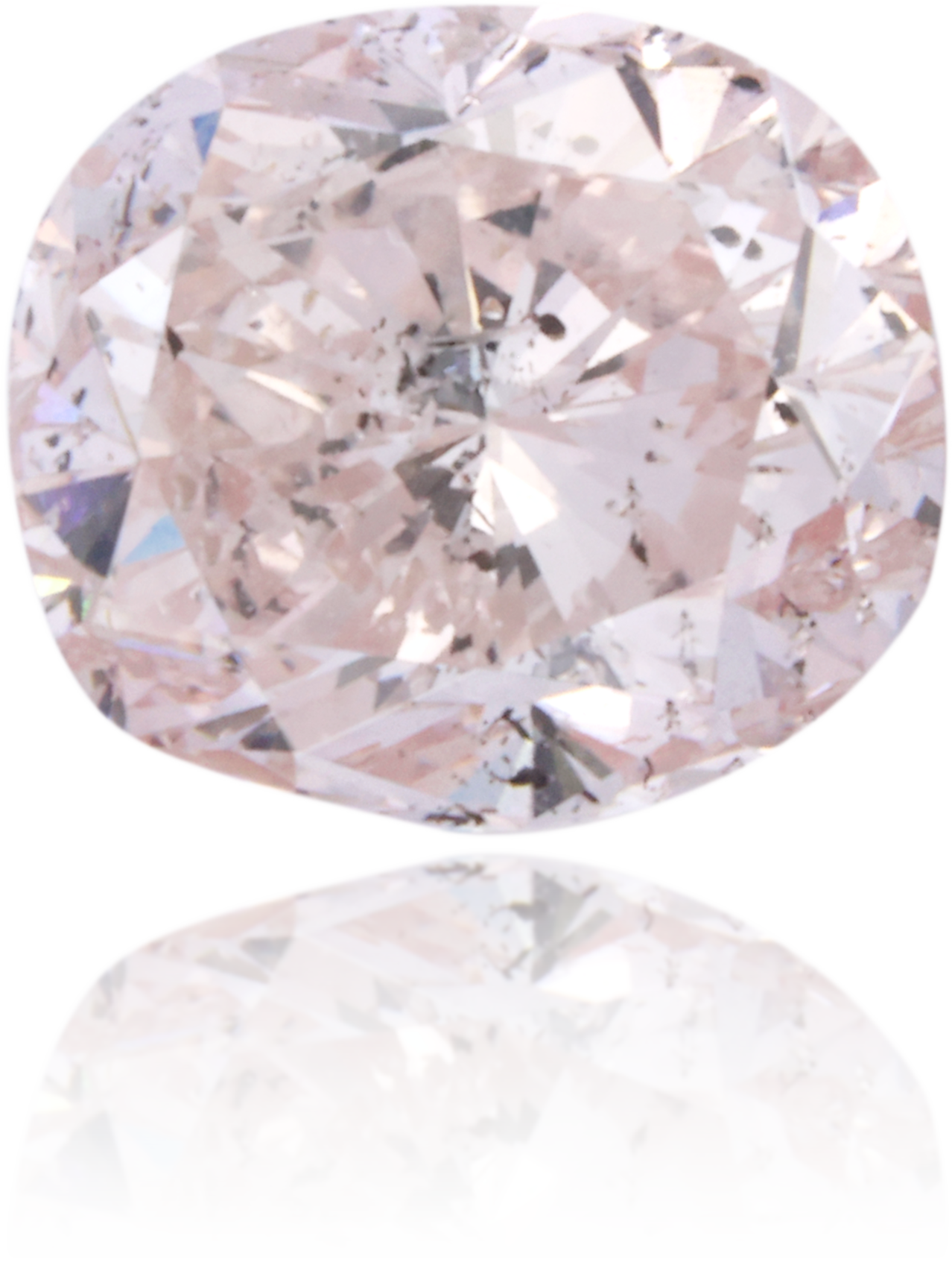 Natural Purple Diamond Cushion 0.86 ct Polished