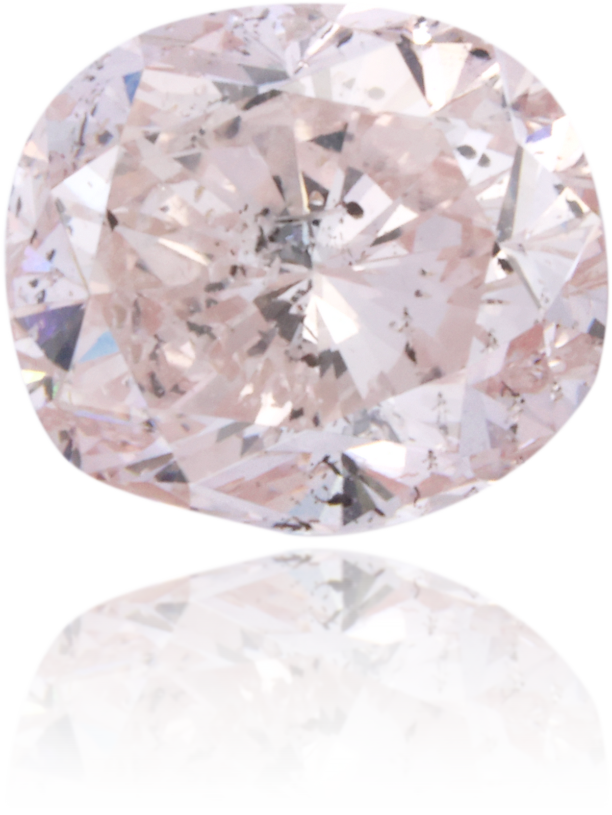 Natural Purple Diamond Cushion 0.86 ct Polished