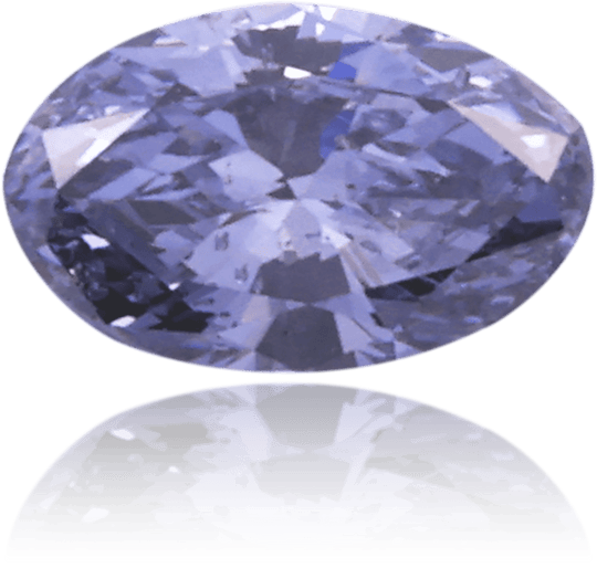 Natural Purple Diamond Oval 0.20 ct Polished