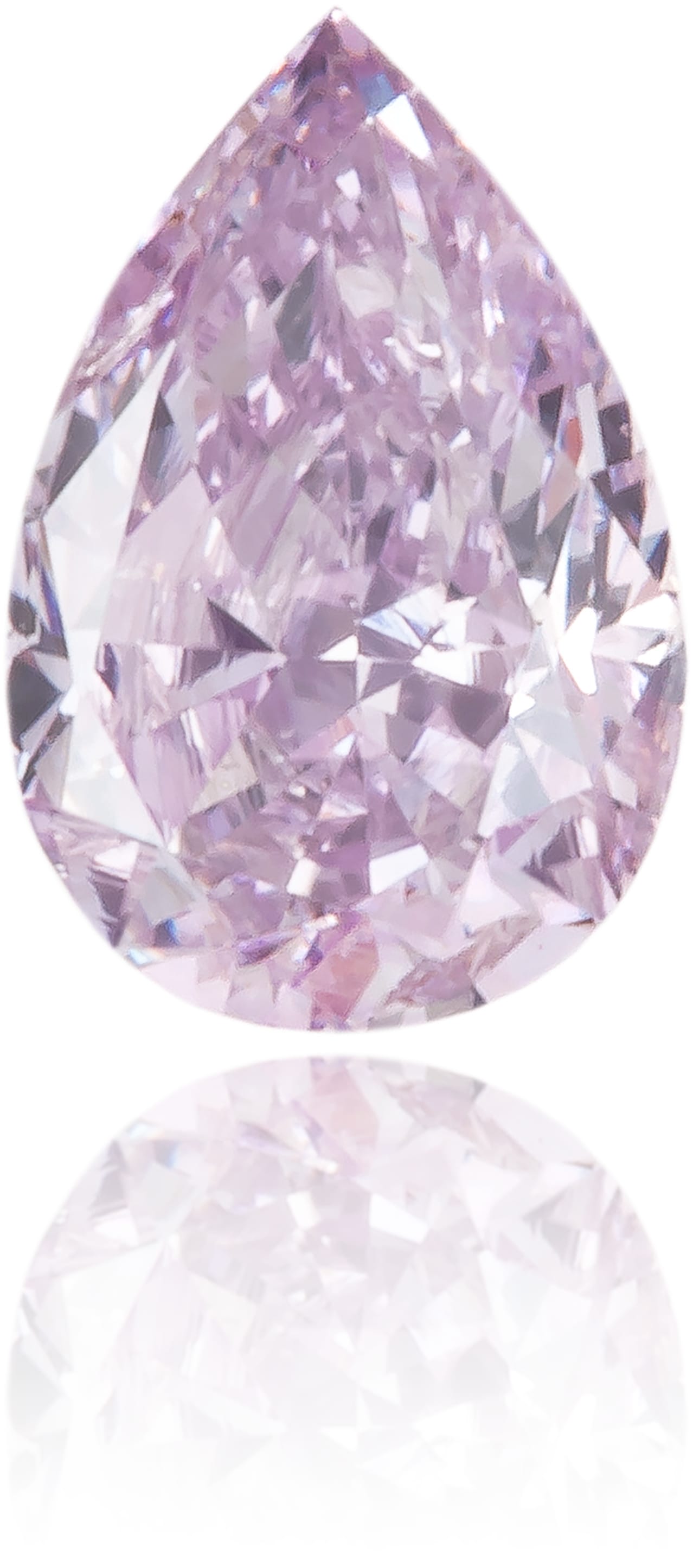 Natural Purple Diamond Pear Shape 0.11 ct Polished