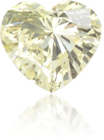 Natural Yellow Diamond Heart Shape 0.25 ct Polished