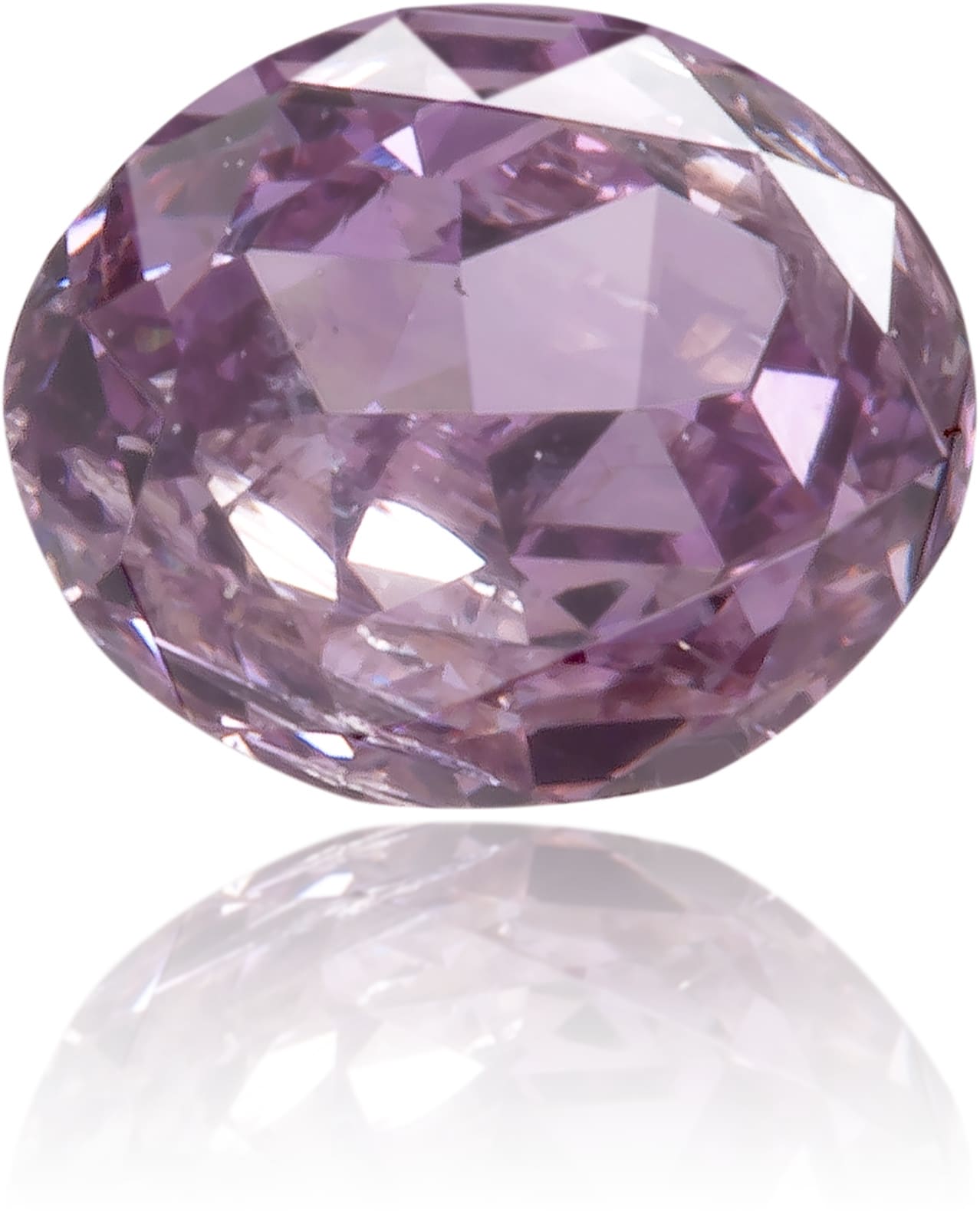 Natural Purple Diamond Oval 0.31 ct Polished