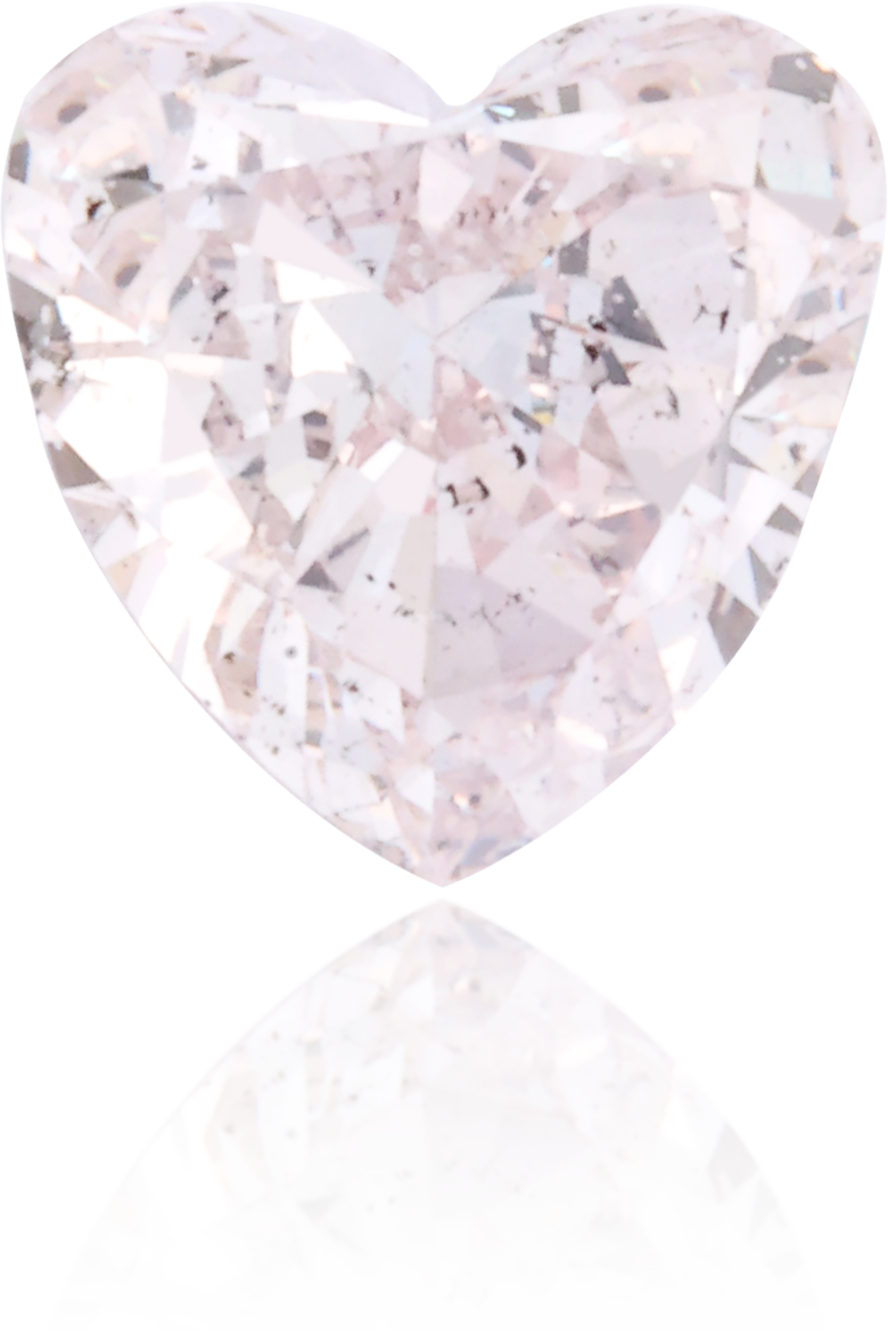 Natural Pink Diamond Heart Shape 1.24 ct Polished