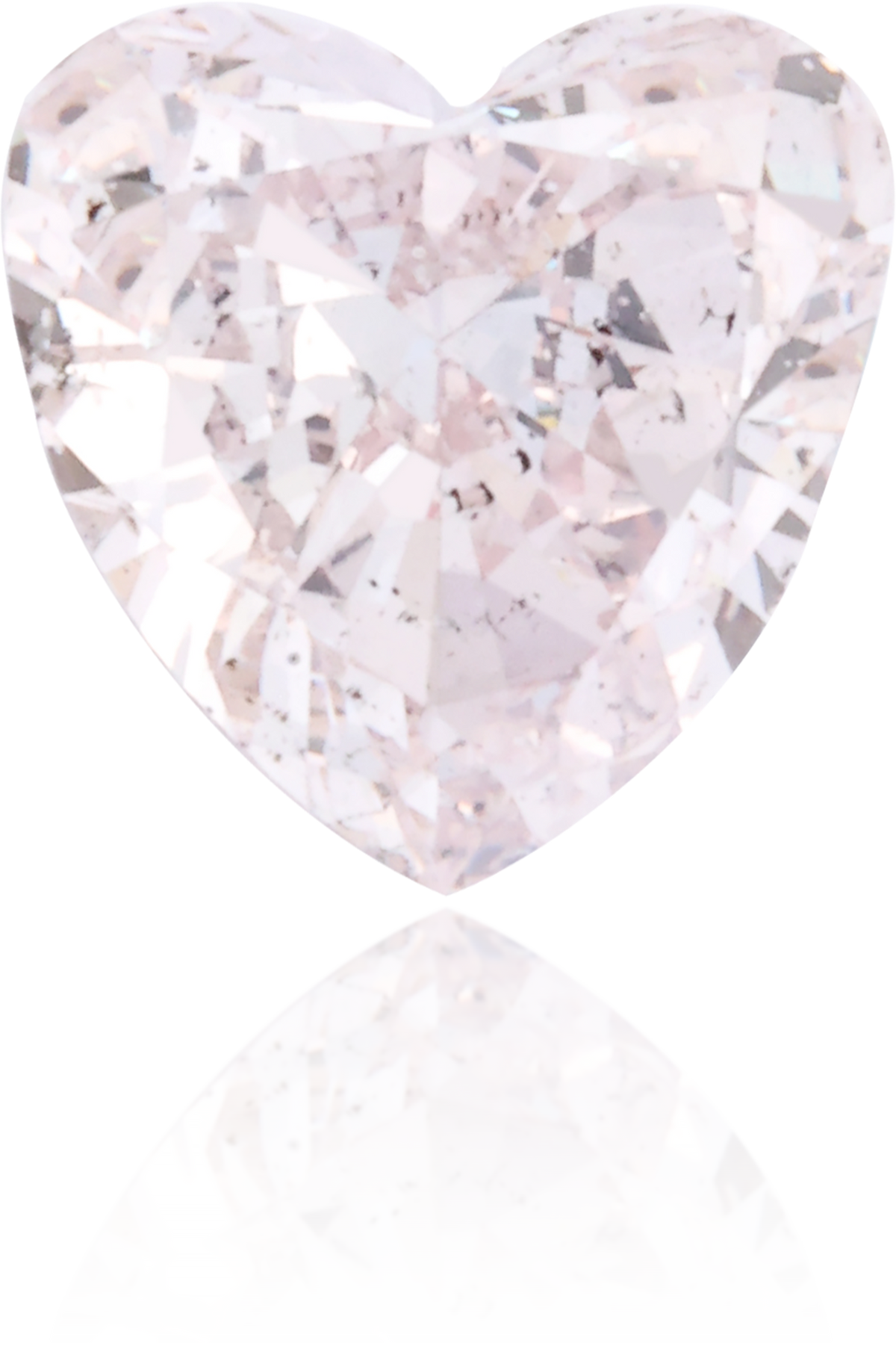 Natural Pink Diamond Heart Shape 1.24 ct Polished