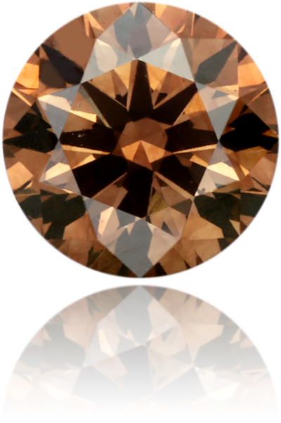 Natural Brown Diamond Round 1.53 ct Polished