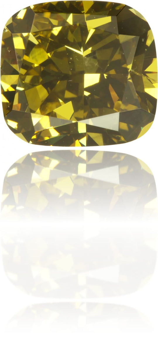 Natural Green Diamond Cushion 2.26 ct Polished