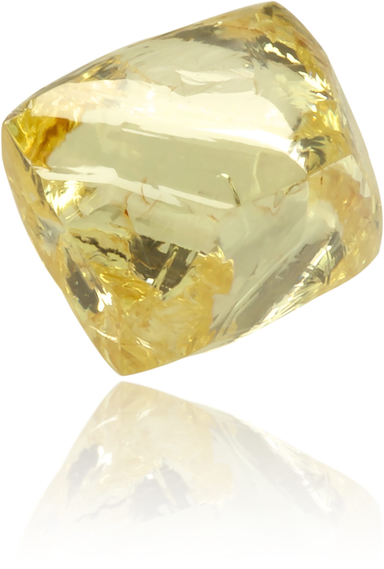 Natural Yellow Diamond Rough 0.74 ct Rough
