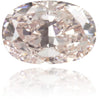 Natural Pink Diamond Oval 0.40 ct Polished