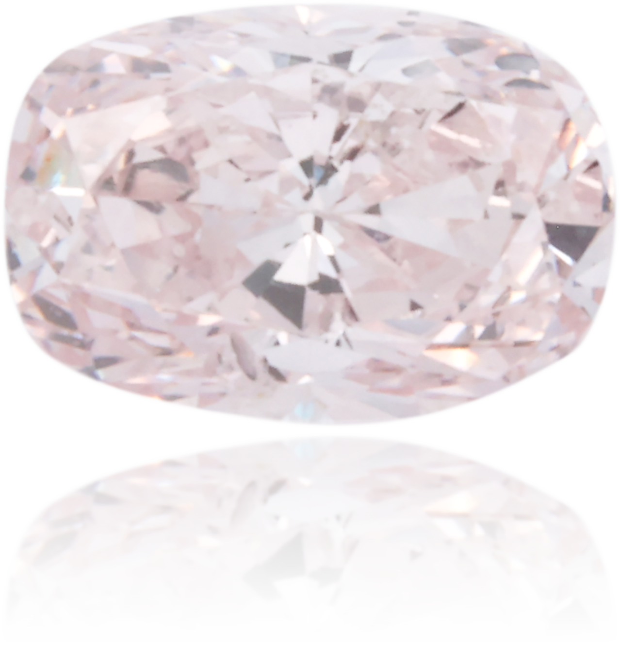 Natural Pink Diamond Cushion 0.37 ct Polished