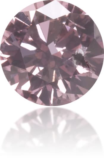 Natural Pink Diamond Round 0.19 ct Polished