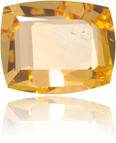 Natural Orange Diamond Rectangle 0.18 ct Polished