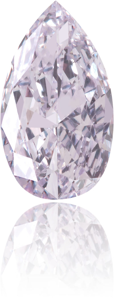 Natural Purple Diamond Pear Shape 0.52 ct Polished