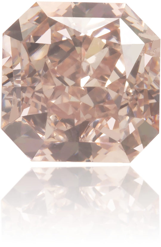 Natural Pink Diamond Square 0.42 ct Polished