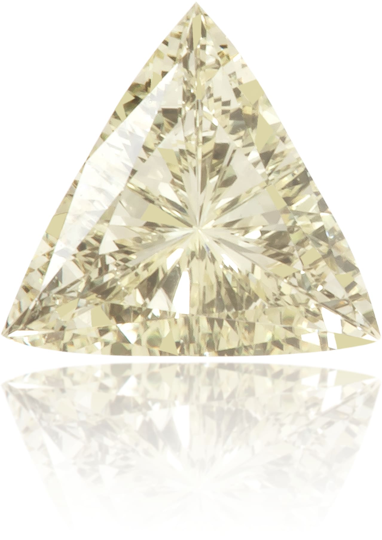 Natural Yellow Diamond Triangle 0.21 ct Polished