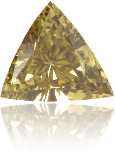 Natural Green Diamond Triangle 0.16 ct Polished