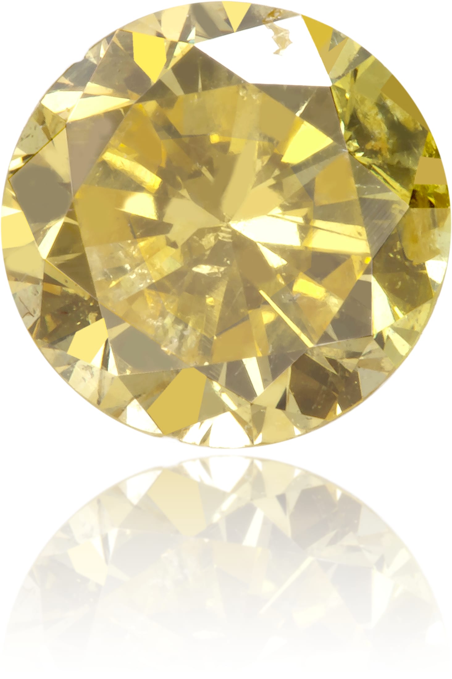 Natural Green Diamond Round 1.02 ct Polished