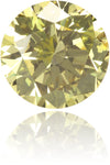 Natural Yellow Diamond Round 0.51 ct Polished