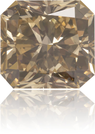 Natural Brown Diamond Rectangle 2.54 ct Polished
