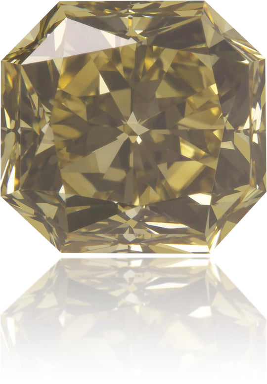 Natural Green Diamond Square 2.34 ct Polished