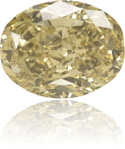 Natural Green Diamond Oval 2.06 ct Polished