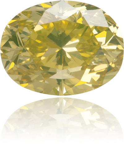 Natural Green Diamond Oval 1.12 ct Polished