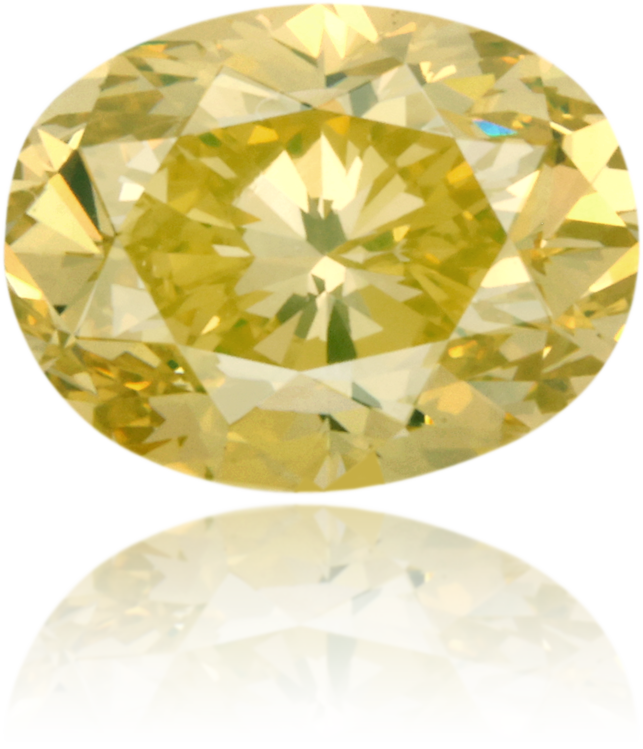 Natural Green Diamond Oval 1.12 ct Polished