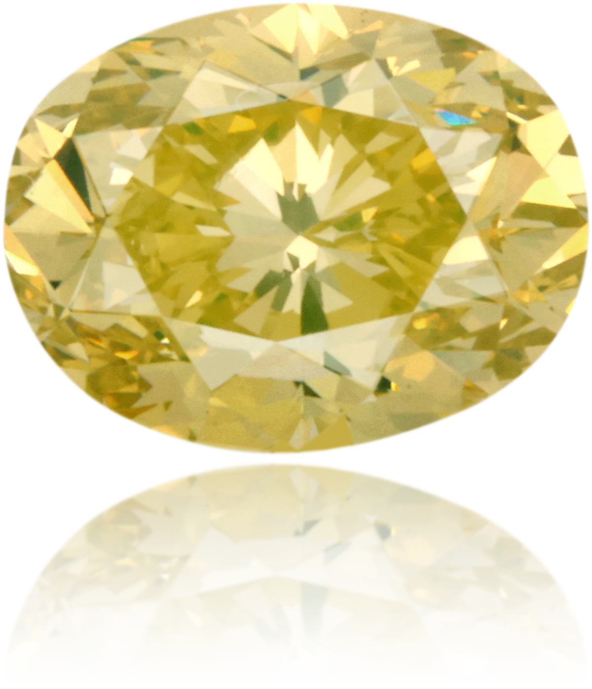 Natural Green Diamond Oval 1.12 ct Polished