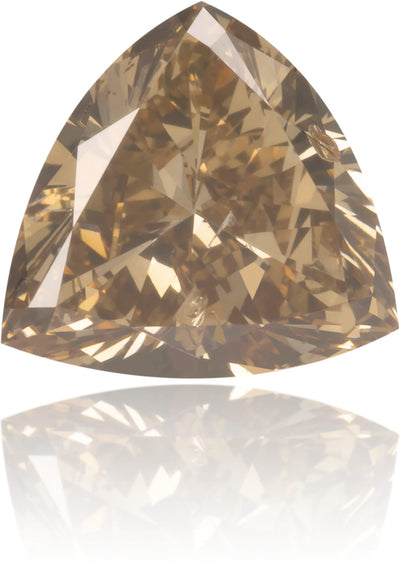 Natural Brown Diamond Triangle 0.51 ct Polished