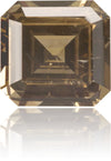 Natural Brown Diamond Square 0.79 ct Polished