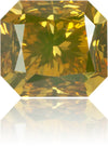 Natural Orange Diamond Rectangle 0.96 ct Polished