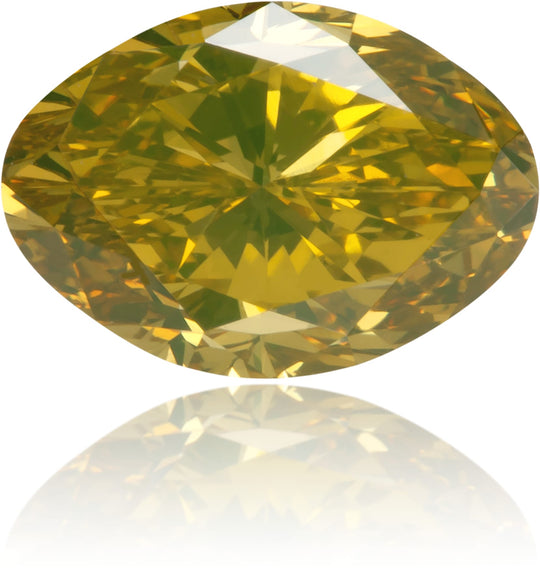 Natural Orange Diamond Oval 1.18 ct Polished