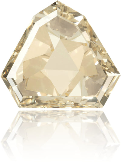 Natural Brown Diamond Triangle 1.36 ct Polished