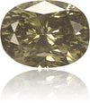 Natural Green Diamond Oval 2.46 ct Polished