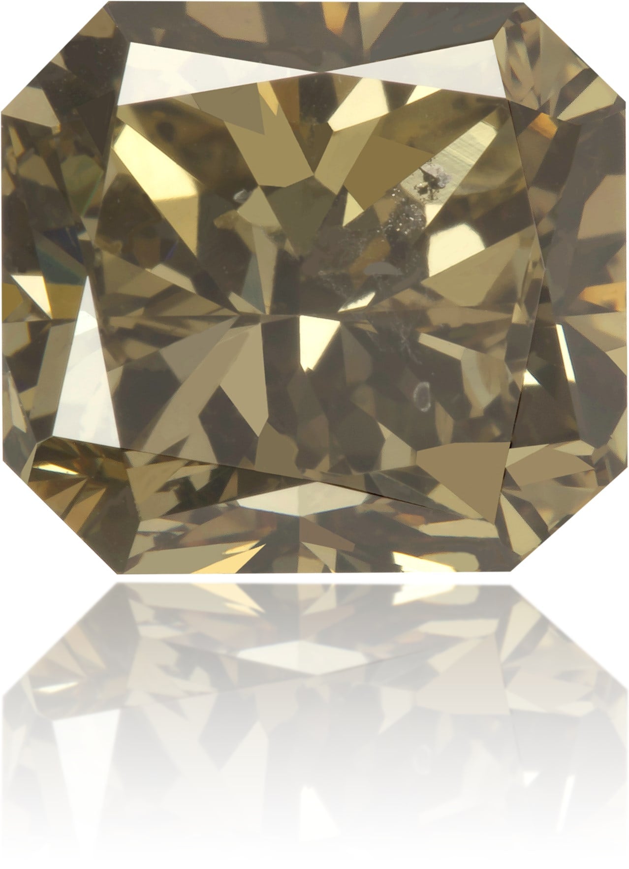 Natural Brown Diamond Rectangle 3.53 ct Polished