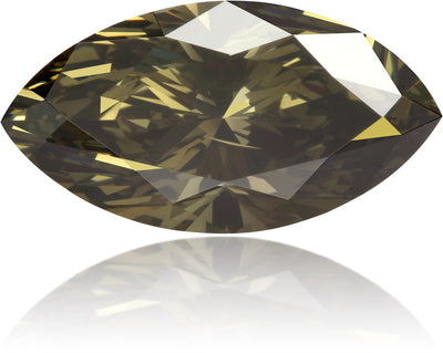 Natural Green Diamond Marquise 2.18 ct Polished