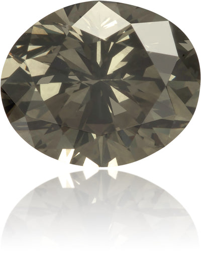 Natural Green Diamond Oval 1.17 ct Polished