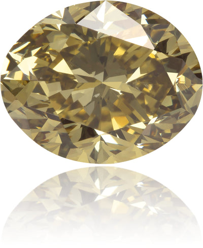 Natural Green Diamond Oval 1.68 ct Polished