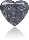 Natural Blue Diamond Heart Shape 0.71 ct Polished
