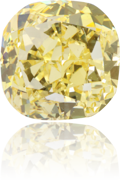 Natural Yellow Diamond Cushion 1.05 ct Polished