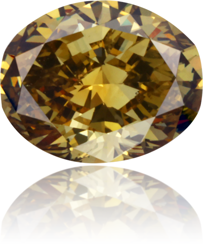 Natural Green Diamond Oval 0.90 ct Polished