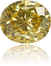Natural Green Diamond Oval 1.01 ct Polished