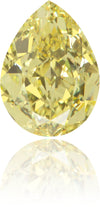 Natural Yellow Diamond Pear Shape 0.72 ct Polished
