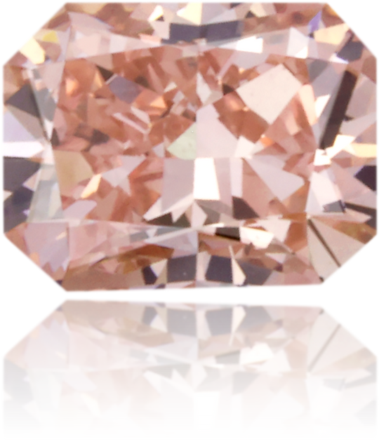 Natural Pink Diamond Rectangle 0.35 ct Polished